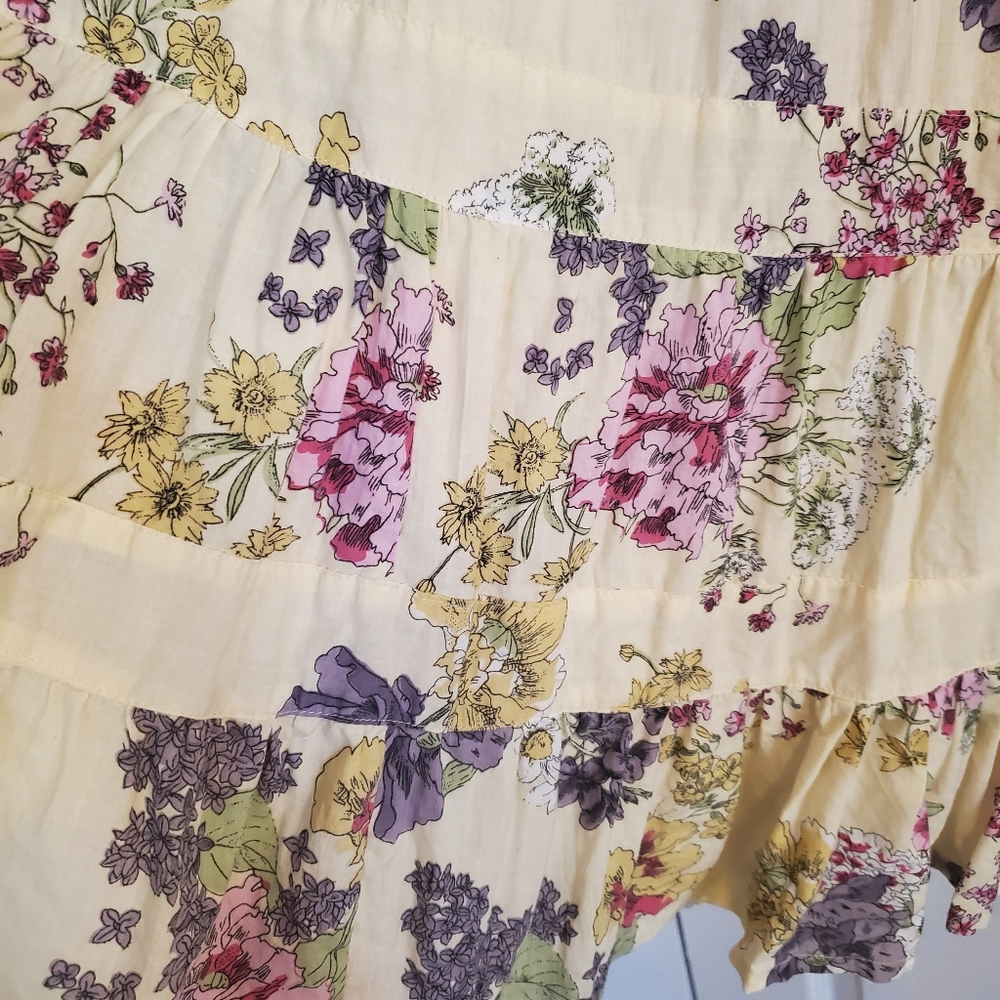 H&M Floral Skirt S 8 - Picture 6 of 9